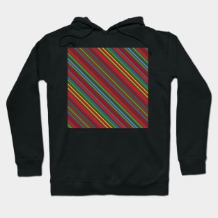 Christmas Cherry Stripe Hoodie